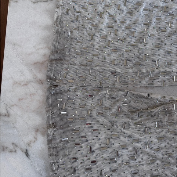 Punchy blonde white sparkly jumpsuit - Picture 5 of 5